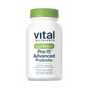 Iperbiotici vitali Nutrienti Pro-15 Probiotici avanzati per le donne e gli uomini | 15 Strains + Kiwifruit | Probiotici quotidiani clinicamente studiati per la salute digestiva, gas, & Bloating | 30 compresse vegane