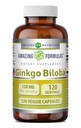 Incredibile Formulas Ginkgo Biloba 120 Mg Supplemento 120 capsule | Standardizzato per contenere 24% Ginkgo Flavone Glycosides | Non-GMO | Gluten Free | Made in USA