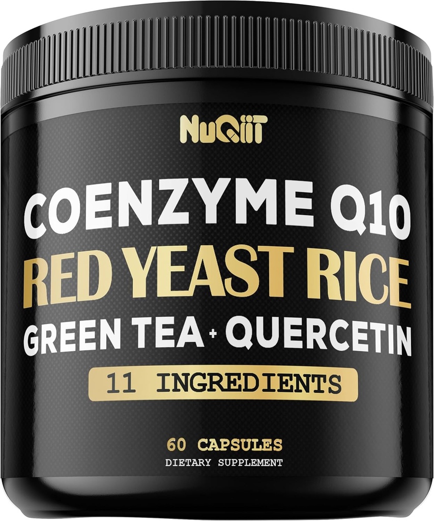 Red Yeast Rice 13500mg Green Tea 4500mg Quercetin 4500mg Supplemento & More - Support Heart Health, Immune System & Body Balance - 60 capsule