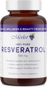 Merlot Resveratrolo 500mg Capsule - 60 Conte - Bellezza all'interno di AntiAging Supplemento Non OGM Gluten Free- Made in Italy