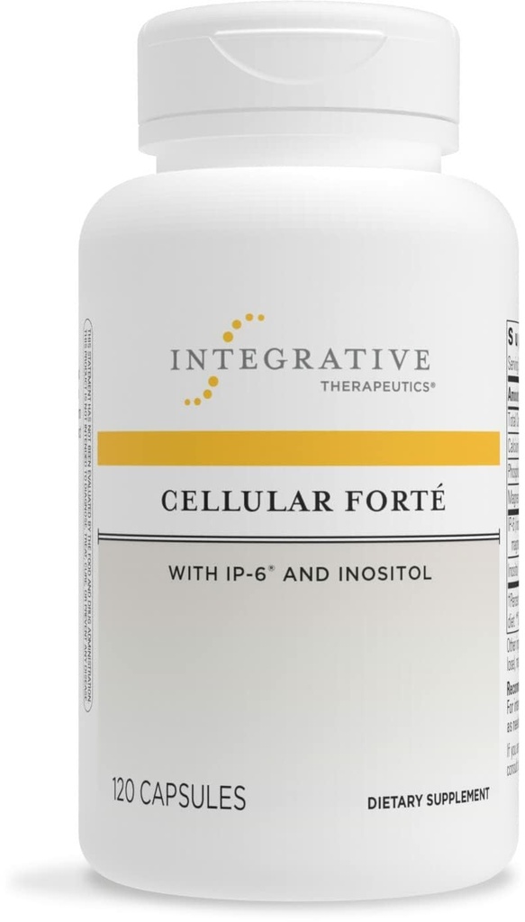 Integrative Therapeutics Cellular Forte - Integratore Inositol per il Sistema Immune & Cellulare Assistenza* - Contiene IP-6 - Vegan, Gluten-Free & Dairy-Free - 120 Capsule (60 Serve)