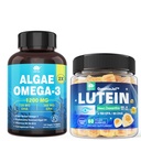 Zucchero gratis Lutein 20mg 40mg +Vegan Omega 3 DHA EPA
