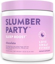 Love Sweat Fitness Sleep Boost Powder | Slumber Party Chocolate | Migliora il sonno, Supporta il recupero muscolare | Vegan, Gluten Free, Non-GMO | 28 Serve