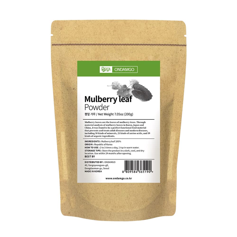 Polvere di mollo coreano 200g Herb Super Food Supplemento 7.05 Fl Oz Fibre naturali per Smoothie, Bevande, Vegan Friendly (polvere di molo)