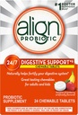 Allineare Probiotici, Chewable Probiotic Tablets per le donne e gli uomini, Fortify Your Digestive System 24/7 con Bacteria sana, #1 Probiotico Raccomandato da Medici e Gastroenterologi, 24 compresse