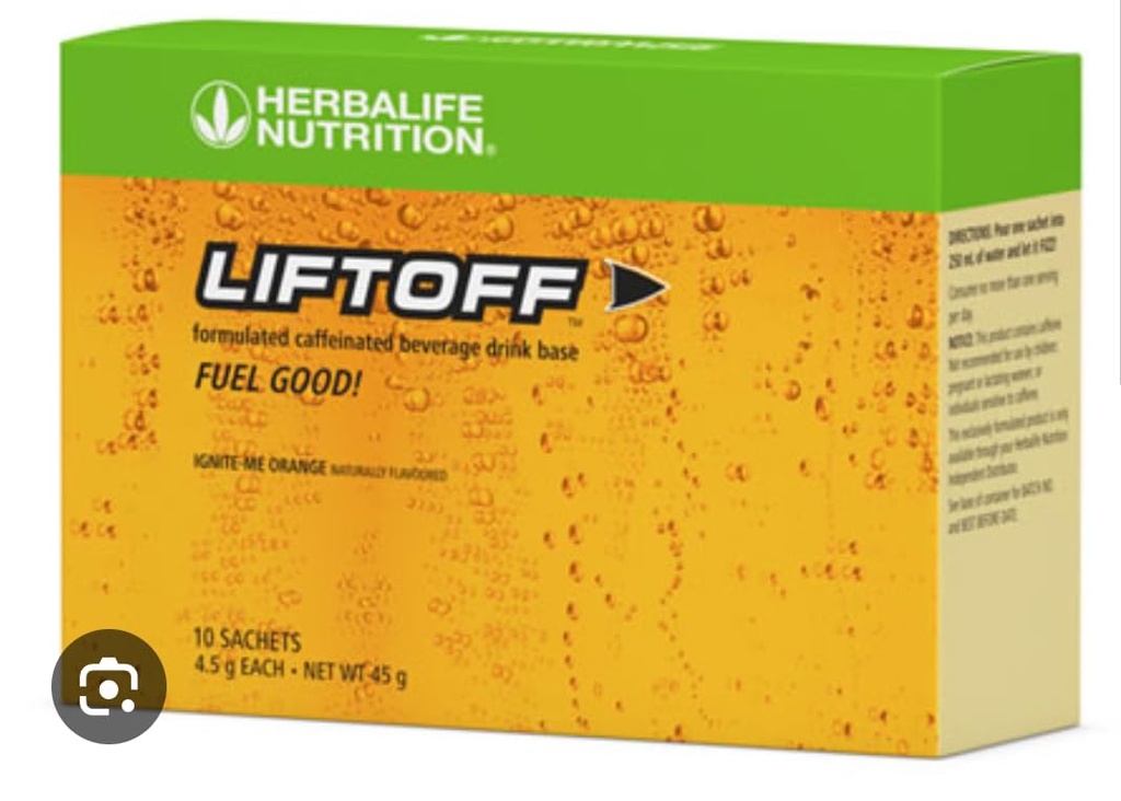 Herbalife Nutrition LIFTOFF Energy Stick Packs -Lemon-Lime Blast - Bevande istantanee per il potenziamento naturale dell'energia, Clears Minds, Migliora la concentrazione, 30 Conte (30 Pacchetti), Green Lemon-Lime Blast
