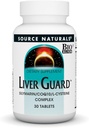 Sorgente Naturals Liver Guard - Silymarin, CoQ10, N-Acetyl Cysteine Complex - 30 compresse