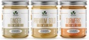 Gel Bundle di muschio biologico Jeff con Turmeric, Ginger, Plain, 3x16 oz. Superfood naturale, Difesa Immune e supporto digestivo, Non-GMO, Vegan e Keto