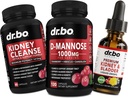 Accessori per la pulizia del rene & D - Supplementi per la pulizia del rene &amp; supporto della vescica Supplemento di gocce liquide, D-Mannose 500mg 1000mg Capsule - Mirtillo DMannose, Reni di supporto, Salute del tratto della vescica e urinaria