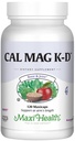 Maxi Salute Uomini e Donne 500 mg Calcium Supplemento con Vitamina D3 (2000 IU), Magnesio (250 mg) e Vitamina K2 (150 mcg) - Bone, denti e supporto congiunto - 120 capsule