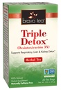 Bravo Tea Triple Detox Herbal Tea Caffeine Free, 20 sacchetti di tè