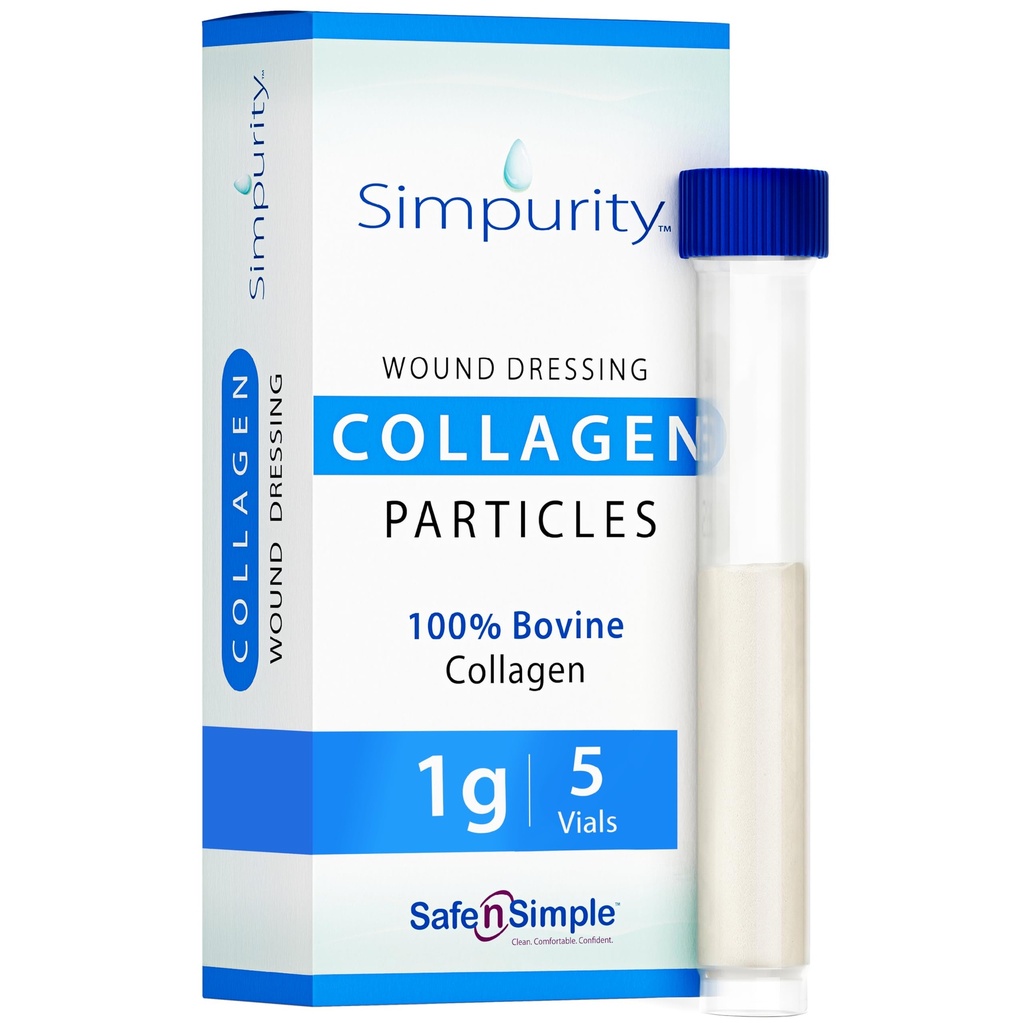 Abito in tessuto di collagene in polvere - Scatola di vitello in polvere 1g, 5 Pack - Supplemento Guarigione in vialature - Guarigione di collagene per guarnizioni - Integratori di guarigione in polvere