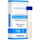 Abito in tessuto di collagene in polvere - Scatola di vitello in polvere 1g, 5 Pack - Supplemento Guarigione in vialature - Guarigione di collagene per guarnizioni - Integratori di guarigione in polvere