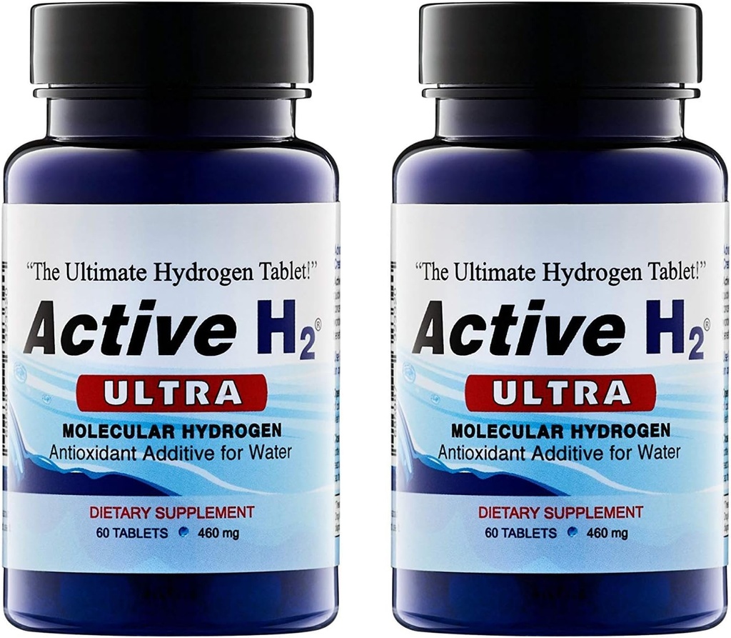 Tablet acqua idrogeno attivo H2 Ultra+ - Ottimizzare la salute, l'immunità di supporto e gli antiossidanti dell'equilibrio con benefici dell'idrogeno molecolare 120 Serve