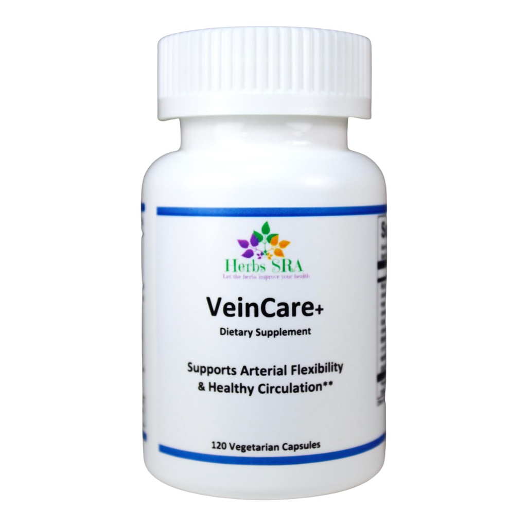 Vein Care-Natural Support for Healthy Veins - Rutin, Cavallo Chestnut, Semi di Uva, Bilberry, Nattokinase - Promuove la funzione ottimale della vena - Supporto della circolazione