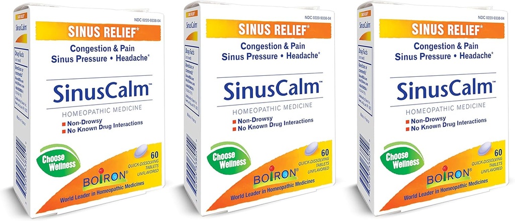 Boiron - Sinus Calm Sinus Relief - 1 Ogni - 60 TAB