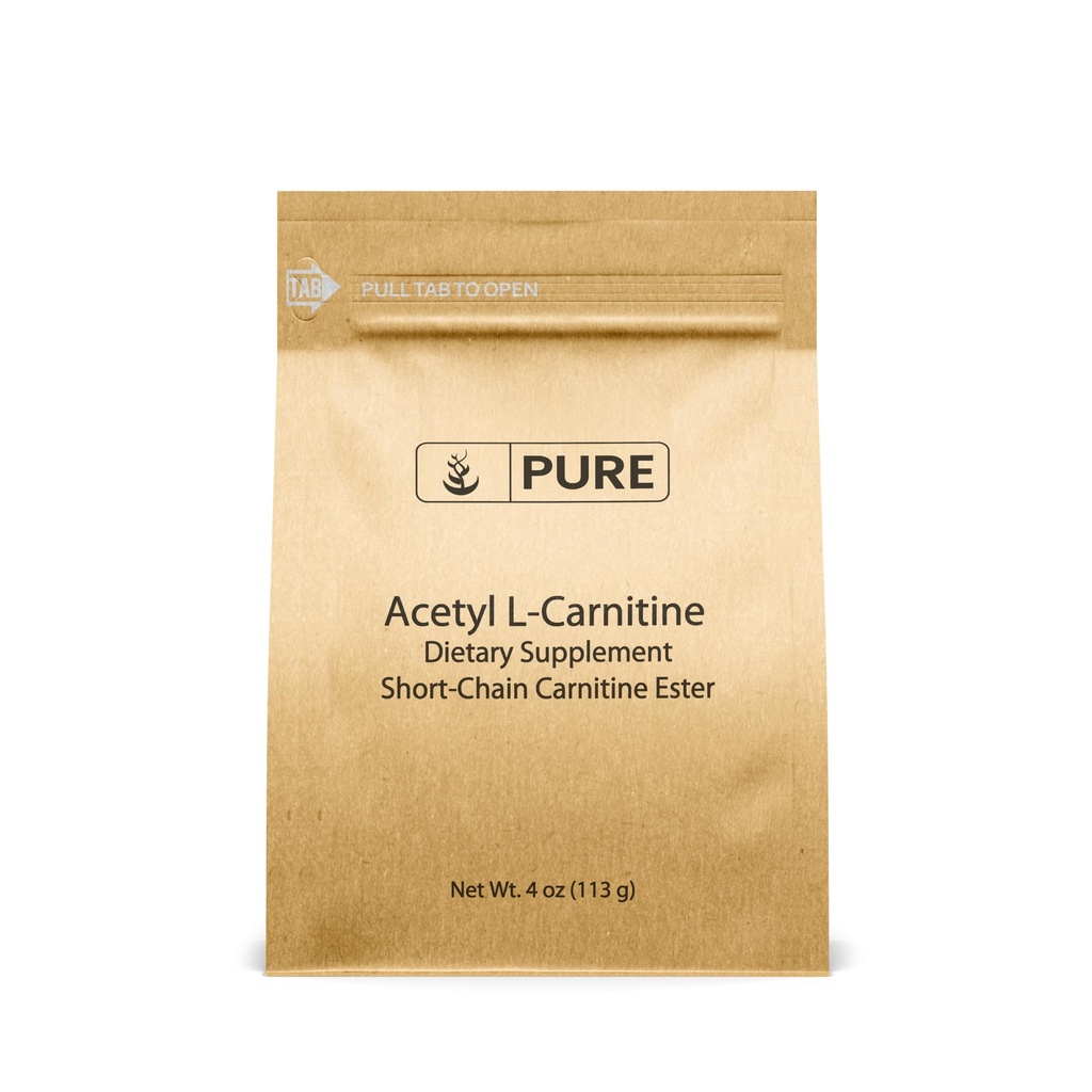 Ingredienti originali puri Acetil L-Carnitina (4oz) ALCAR, supplemento di polvere di aminoacido