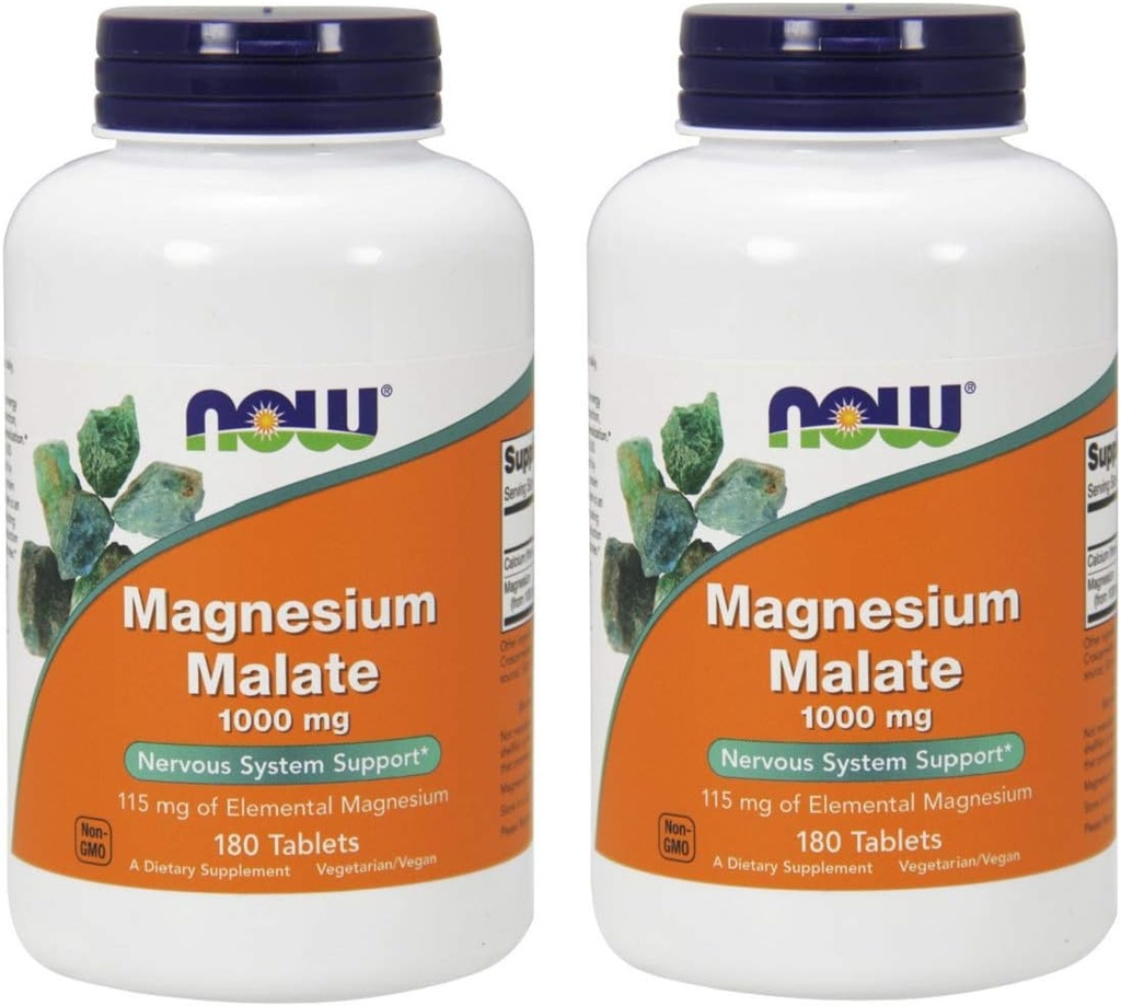 ORA Magnesio Malato 1000mg, 180 compresse (Pacchetto di 2)
