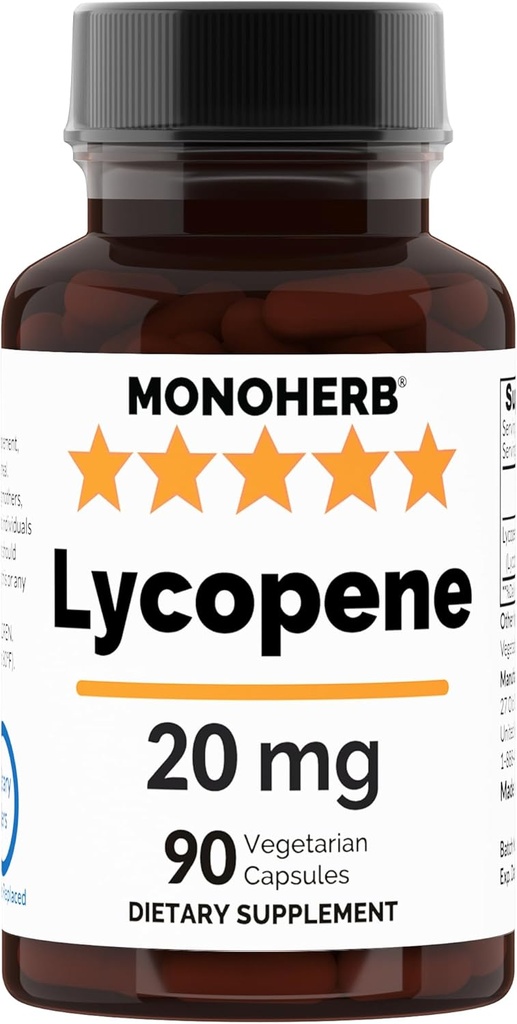 MONOHERB Licopene 20 mg per capsula - 90 capsule di veg