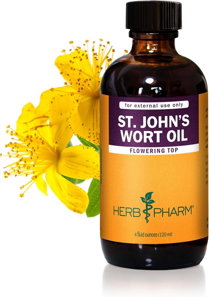 Herb Pharm St. John's Wort Topical Oil, 4 oncia (OILSJW04)