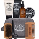 Risciacquare & Robusto Beard Kit Cuscinetto cura Grooming per gli uomini Beard set regalo set da viaggio per gli uomini Borsa da viaggio per gli uomini Padre Giorno Regalo