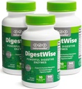 DigestWise Digestive Enzymes - 10 potenti enzimi vegani per sostenere la digestione, gas, Bloating & costipazione sollievo - Keto Friendly - Lab Tested - 90 capsule (3)