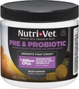 Nutri-Vet Pre & Probiotici per cani, supporto digestivo, upset Stomach, cucciolo Probiotico, Vitamine e Supplementi per animali domestici, Probiotici per cani, Liver & Cheese Flavor, 120 Chews Morbide