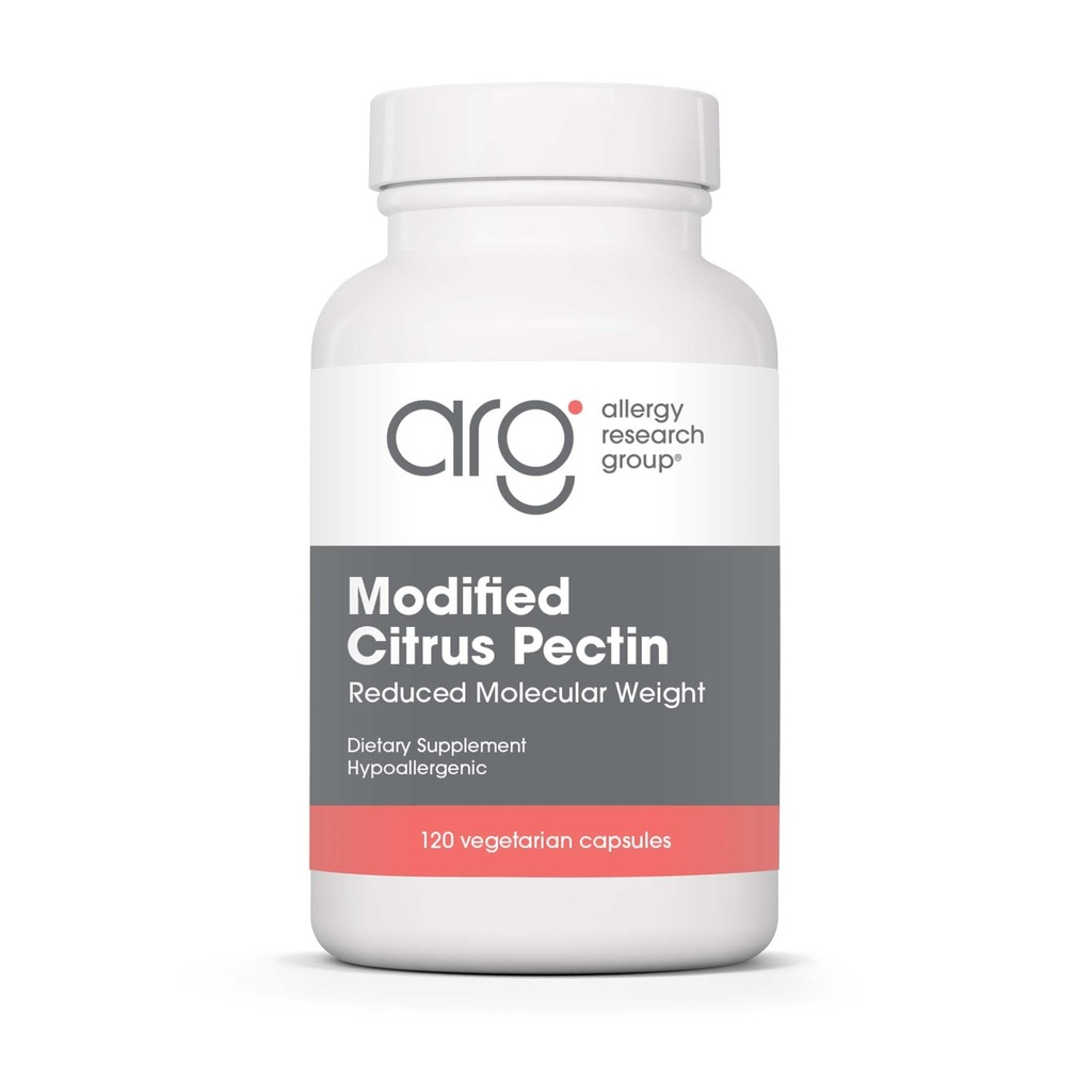 Gruppo di ricerca allergia Citrus modificato Pectin - Integratore alimentare per Detox naturale e Cleanse, Citrus Pectin capsule in polvere con ridotto peso molecolare - 120 capsule vegetariane