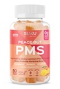 Vitamine SUKU - PMS Gummy Supplemento con Chasteberry per alleviare le PMS e Menopause Peach Mango Gummies (50 Conte)