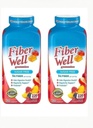 Fibra Bene Zucchero gratis Gummies supplemento, pesca, fragola e bacche aromatizzato (2 bottiglie, zucchero gratis)