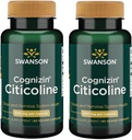 Swanson Cognizin Citicolina 1000 Milligrammi 60 capsule di veg (2 Confezione)