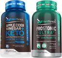Estratto di Aceto di Sidro di Mele Erbenico Plus Keto BHB | Fat Burner & Weight Loss Supplemento per Donne & Uomini - Integratore di Supporto per la Salute degli Uomini | con Saw Palmetto Beta Sitosterol