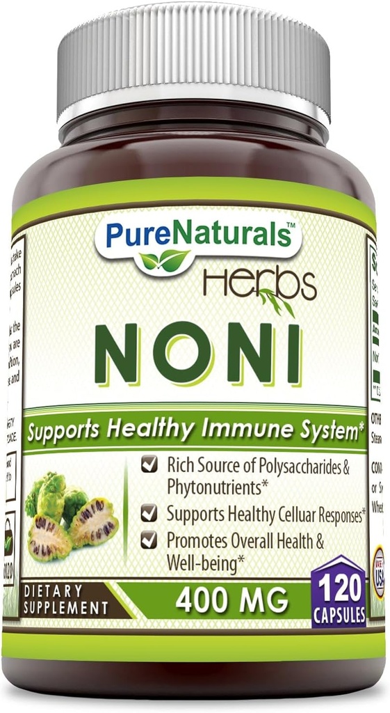 Pure Naturals Noni - 400mg capsule - 120 capsule