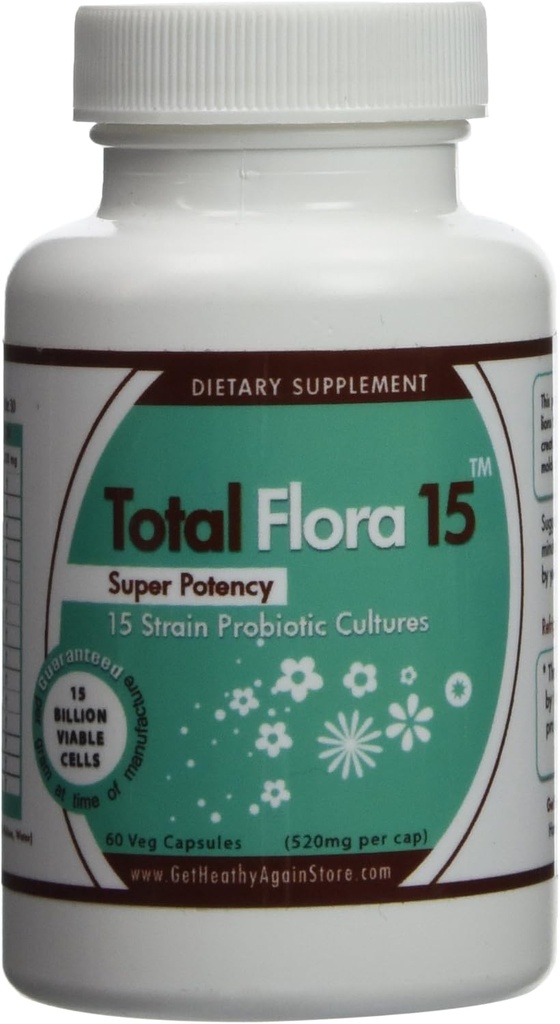 Flora totale 15 60 tappi di veg (520mg per cap)