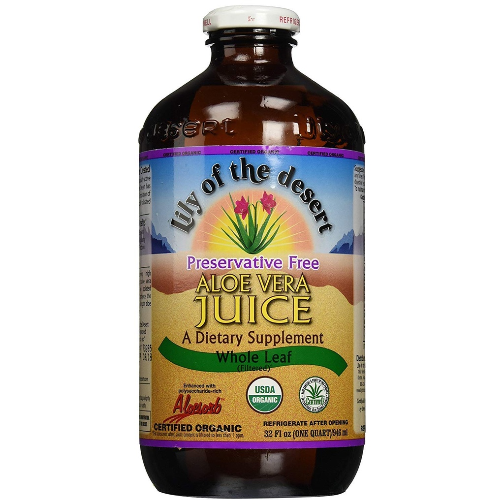 Lily del Desert Juice Aloe Vera Pf Whl Lea