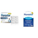 Florastor Probiotics Digestivo & Salute Immune Bundle con 54 & 30 capsule, Probiotici per le donne e gli uomini, Aiuta Flush Out Bad Bacteria & Boosts Buono con Saccharomyces Boulardii CNCM I-745 Strain