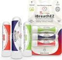 iBreathEZ Nasal Sinus Inhaler Kit Formulato da Chirurghi ENT con oli essenziali per l'energia, lo stress, il decongesting & Cold or Allergy Relief (3 Pack)