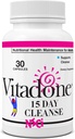 Pulire - per essere preso supplemento detergente digestivo - Lassativo naturale per i sistemi di digestione di liscio - Flaxseed, Psyllium, Aloe Vera - Balance & Regolarità - 30 ct.