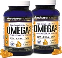 (Pack of 2) Wild Omega 3 Fish Oil DPA Supplemento 2.900 Milligrammi, EPA-DPA-DHA, SoftGels