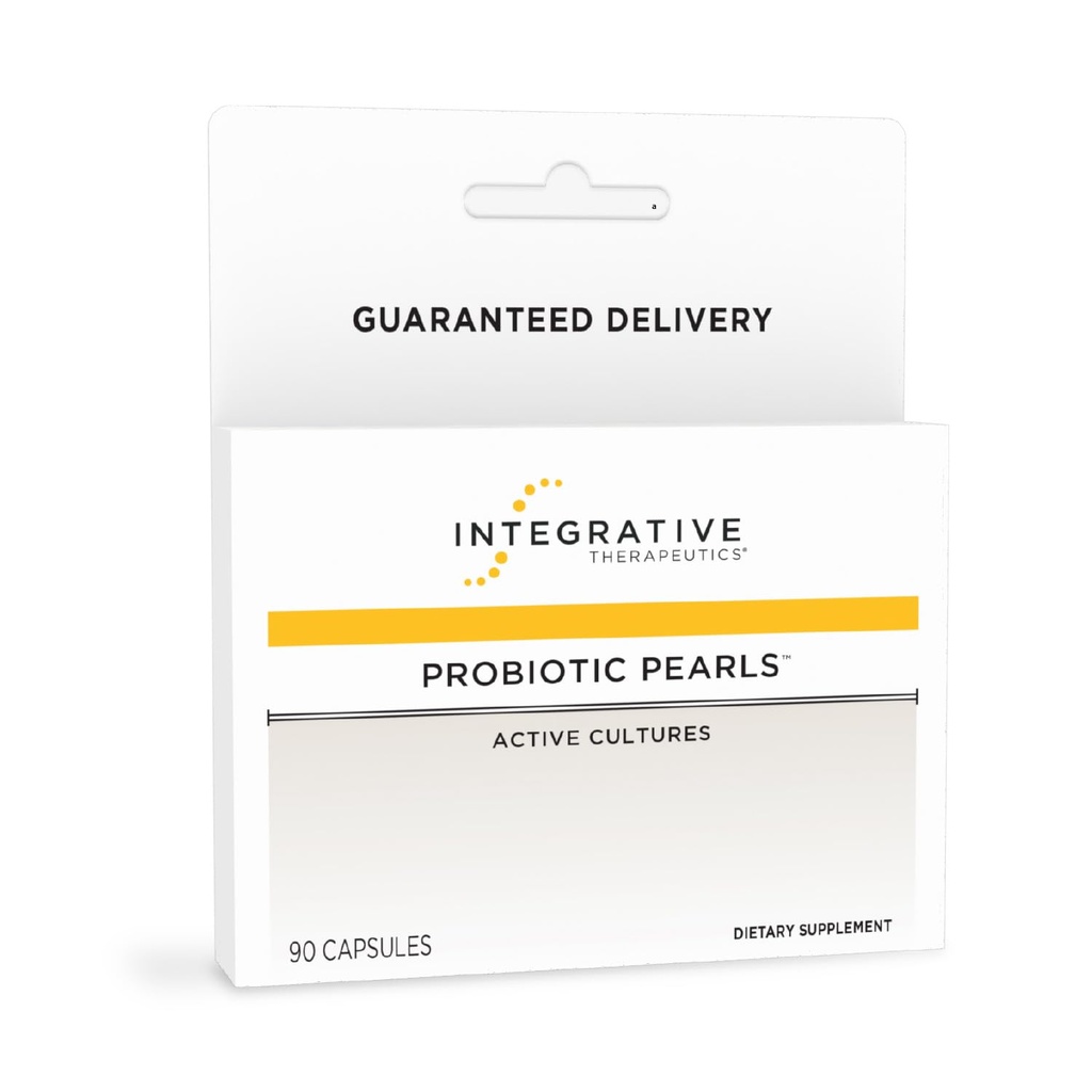 Integrative Therapeutics Probiotic Pearls - Supplemento digestivo giornaliero per il Gut Health Support* - Capsule Probiotici per il Supporto Sanitario Immune* - Soy-Free - 90 Count (90 Serve)