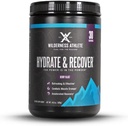 Wilderness Athlete - Hydrate & Recover | Liquid Hydration Powder Electrolyte Drink Mix - Recuperare Più velocemente con Bcaas - Polvere di Hydrate con 1000mg di vitamina C - 30 Vasca di servizio (Berry Blast)