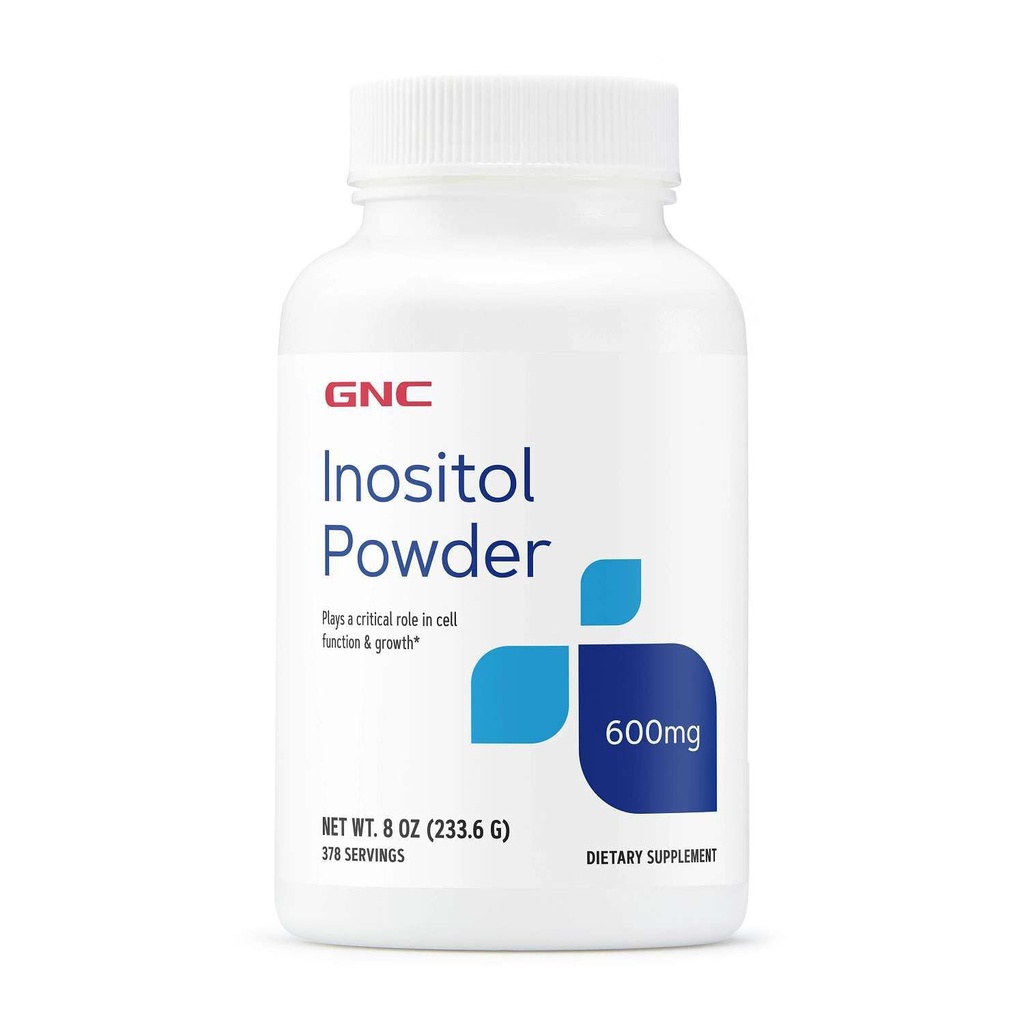 GNC Inositol Powder 600mg, Gioca Ruolo critico in funzione e crescita cellulare, 378 Serve