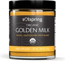 Dr. Mercola Solspring Organic Golden Milk Herbal Supplement, 2.64 Oz. (75 g), Vegan Spice Blend con Turmeric & Ginger, Non OGM, Gluten Free, Soy Free, USDA Organic