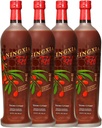 Young Living NingXia Red Antioxidant Drink | 25.35 fl oz | Superfruit Supplemento con Wolfberry, Blueberry, Pomegranate, Orange, Lemon & Yuzu Essential Oils | 4 Pack
