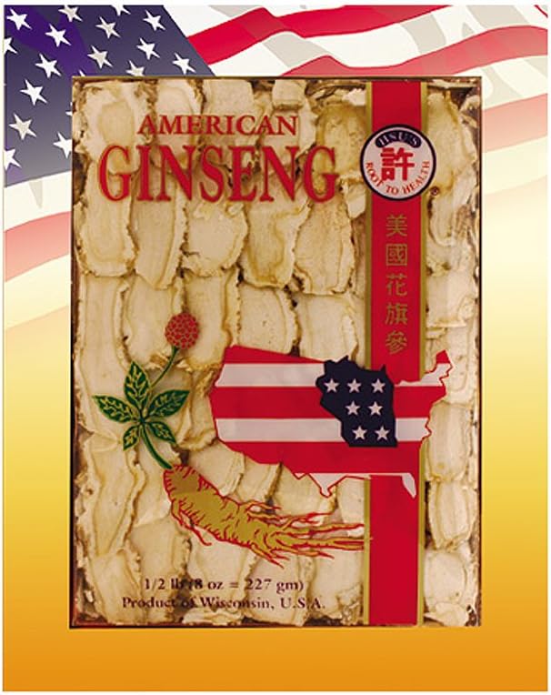 Hsu's Ginseng SKU 126-8 | Mixed Medium-Large Slices | Coltivato American Ginseng dalla contea di Marathon, Wisconsin USA | |氏花| | 8oz Box, К参, B003TMQ29Y
