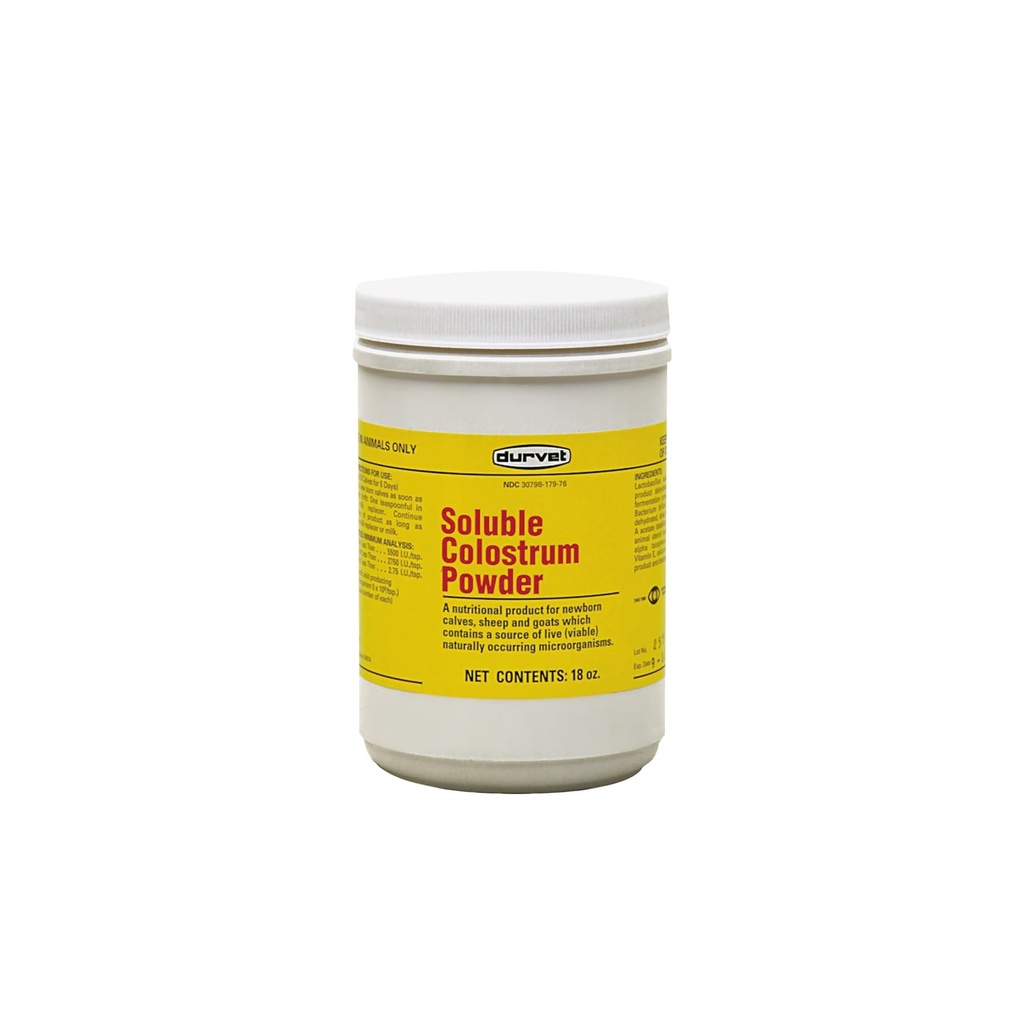 Polvere solubile del colostrum durevole, contenitore di 18 once