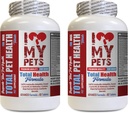 Amo il mio PETS LLC Dog Immunity - Dog Total PET Health - Formula Premium - Best Complex - Dog Vitamin a - 2 Bottiglie (120 Treats)