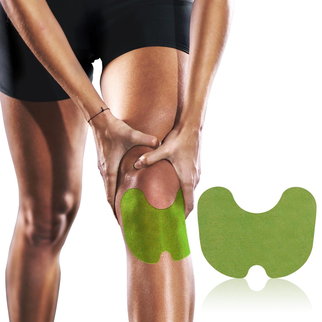 ishancare Knee Patches - 24 Conte Warming Herbal Plaster massima resistenza dissipatori, 8 ore Profondo riscaldamento Extra resistenza Joint Soreness Soothing Patch per ginocchio, schiena, collo, spalla