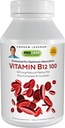 EREW LESSMAN Vitamina B12 100 180 capsule - Assorbimento-Protetto Methylcobalamin (Natural Coenzyme Vitamin B12), Essenziale per l'energia e il supporto della stringa, Plus B-Complex, Facile da ingoiare capsule
