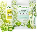 JOISPACE Electrolyte Drink Mix con Tea Polyphenols | Fast Hydration & Electrolytes Boost | Non-GMO, Vegan, Gluten-Free | Pomelo Tea & Lemon Lime Tea, 32 Serve